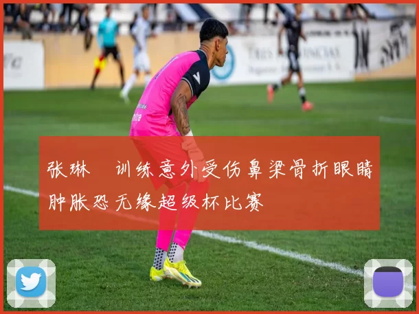 张琳芃训练意外受伤鼻梁骨折眼睛肿胀恐无缘超级杯比赛